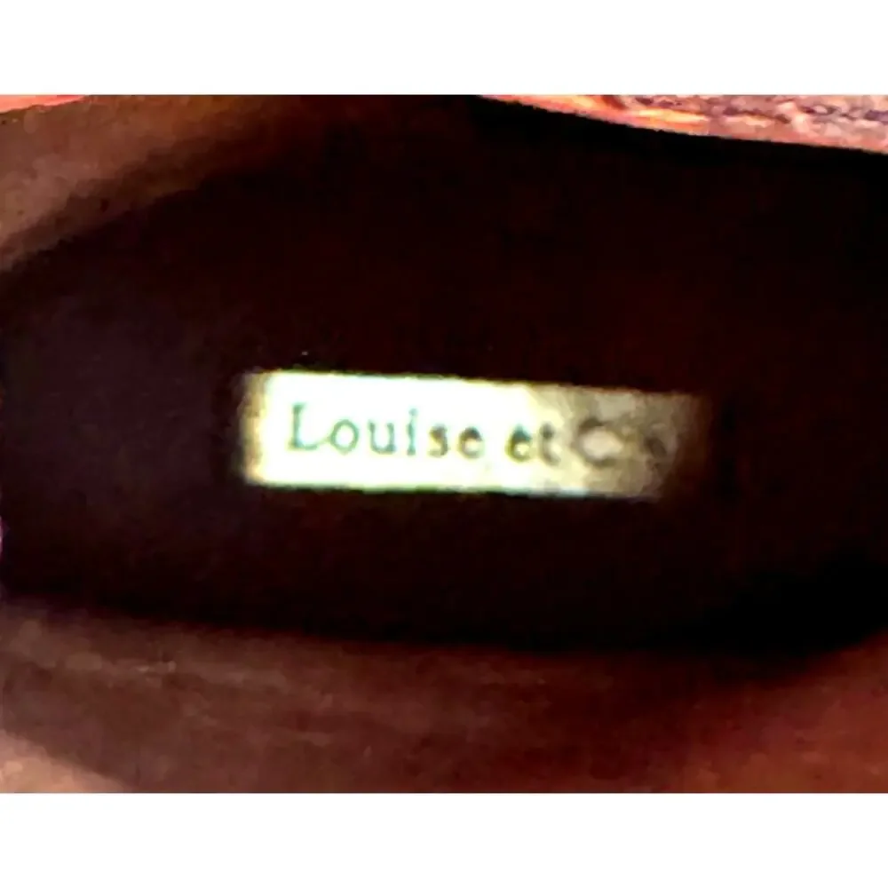 NIB Louise et Cie Women's Lo-Tandy Boots Burnt Oak Size 7